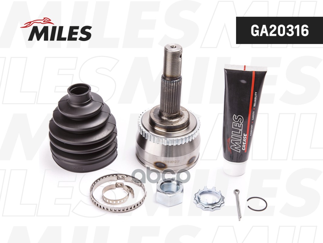 ШРУС NISSAN PRIMERA 1.6-2.0 96-02 нар.(ABS) Miles арт. ga20316