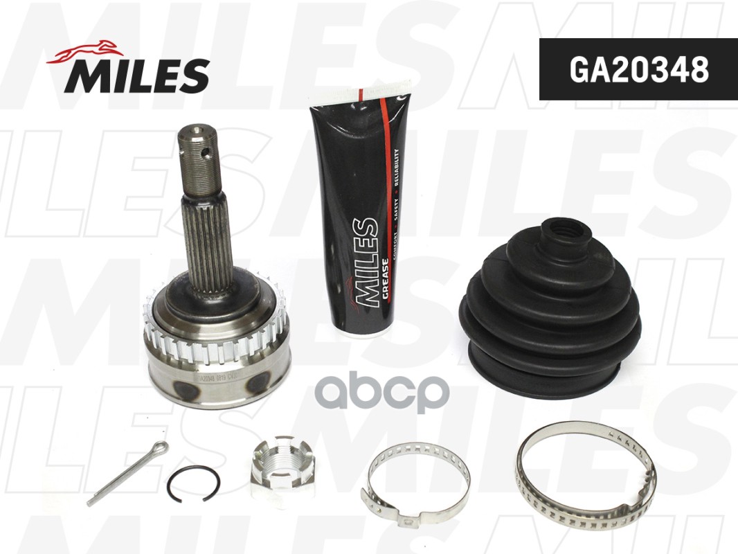 ШРУС наружный OPEL ASTRA/KADETT/VECTRA 1.2-1.6 84-98 (с ABS) (GKN 302069) GA20348 Miles арт. GA20348