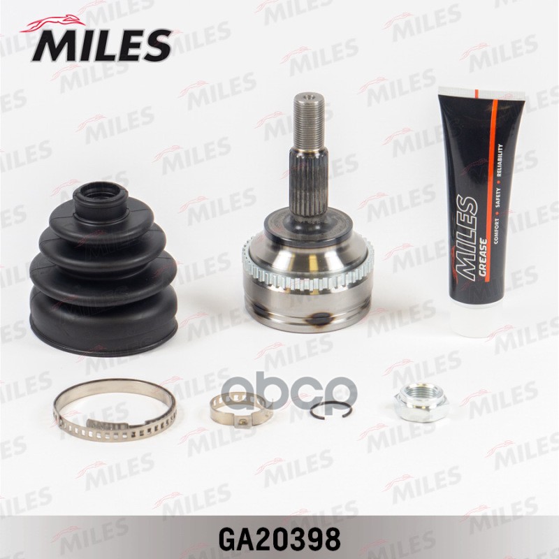 ШРУС наружный RENAULT MEGANE/KANGOO/SCENIC 1.2-1.9D 01- (с ABS) (GKN 303616) GA20398 Miles арт. GA20398