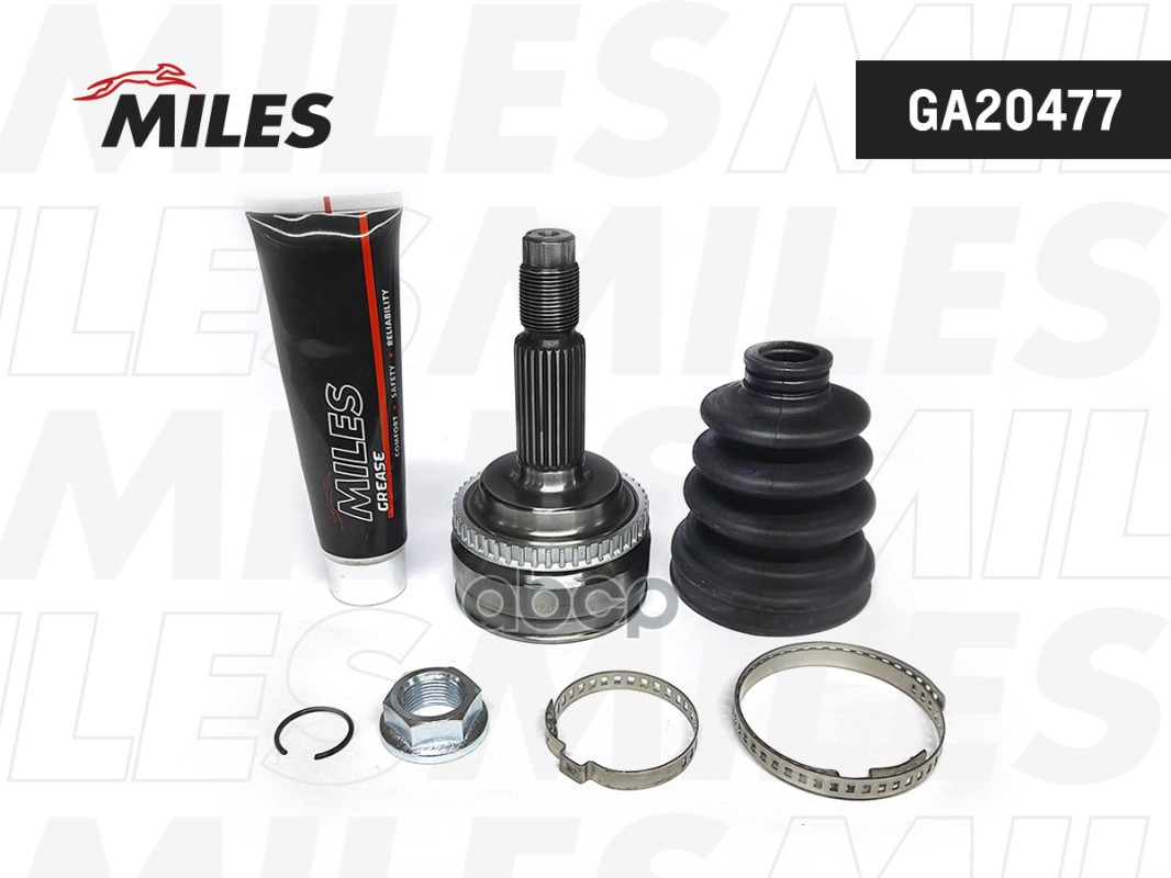 ШРУС TOYOTA COROLLA IX/VERSO E120/PRIUS I-II 1.5-1.8 00-09 нар. +ABS Miles арт. ga20477