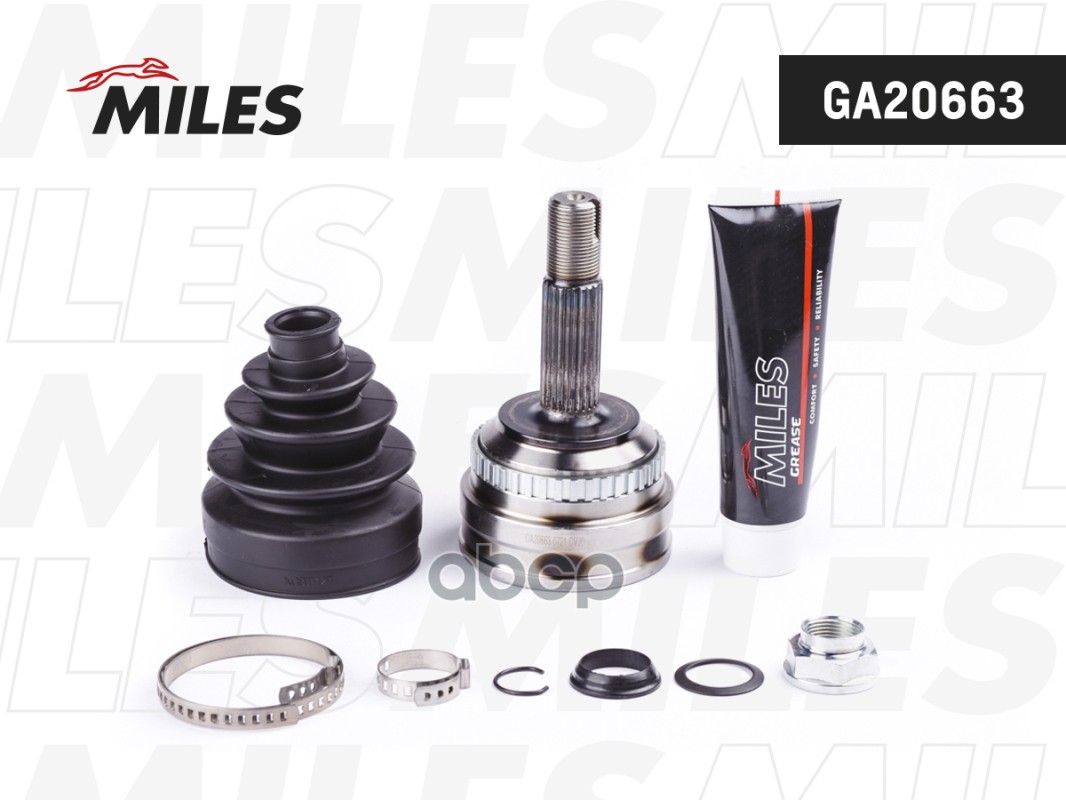 ШРУС наружный GEELY MK 1.5 08- +ABS 24/30 шл. GA20663 Miles арт. GA20663