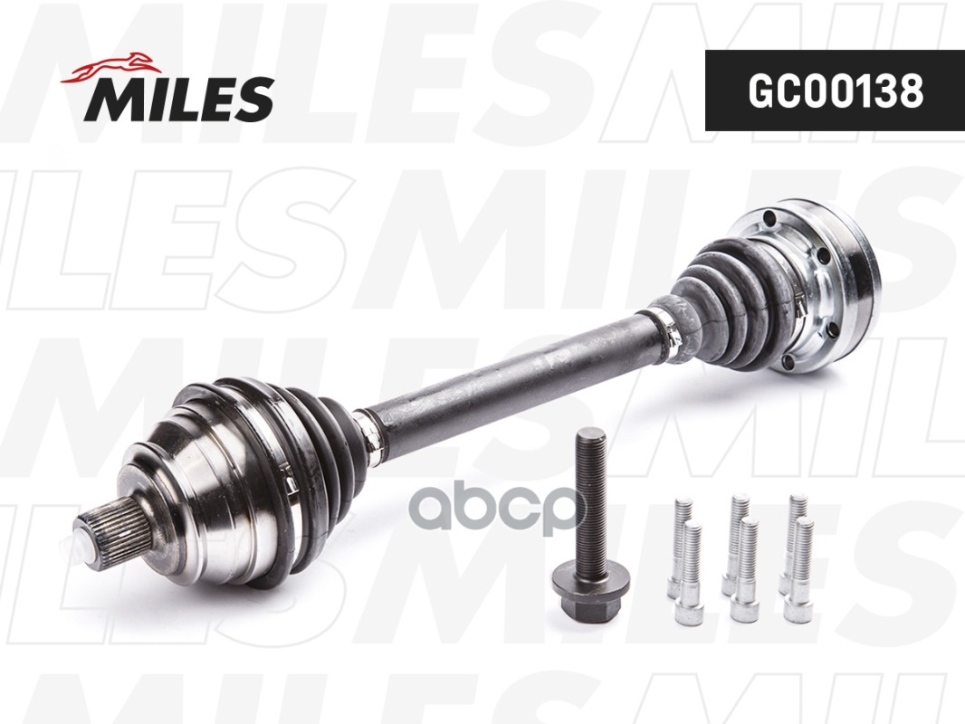 Привод в сборе левый/правый VW T4 1.9D-2.5 90-03 (GKN 303167) GC00138 Miles арт. GC00138