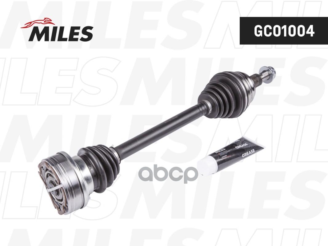 Привод в сборе левый AUDI A3/SKODA OCTAVIA/VW GOLF/BORA 1.9TD 96- (GKN 303161) GC01004 Miles арт. GC01004