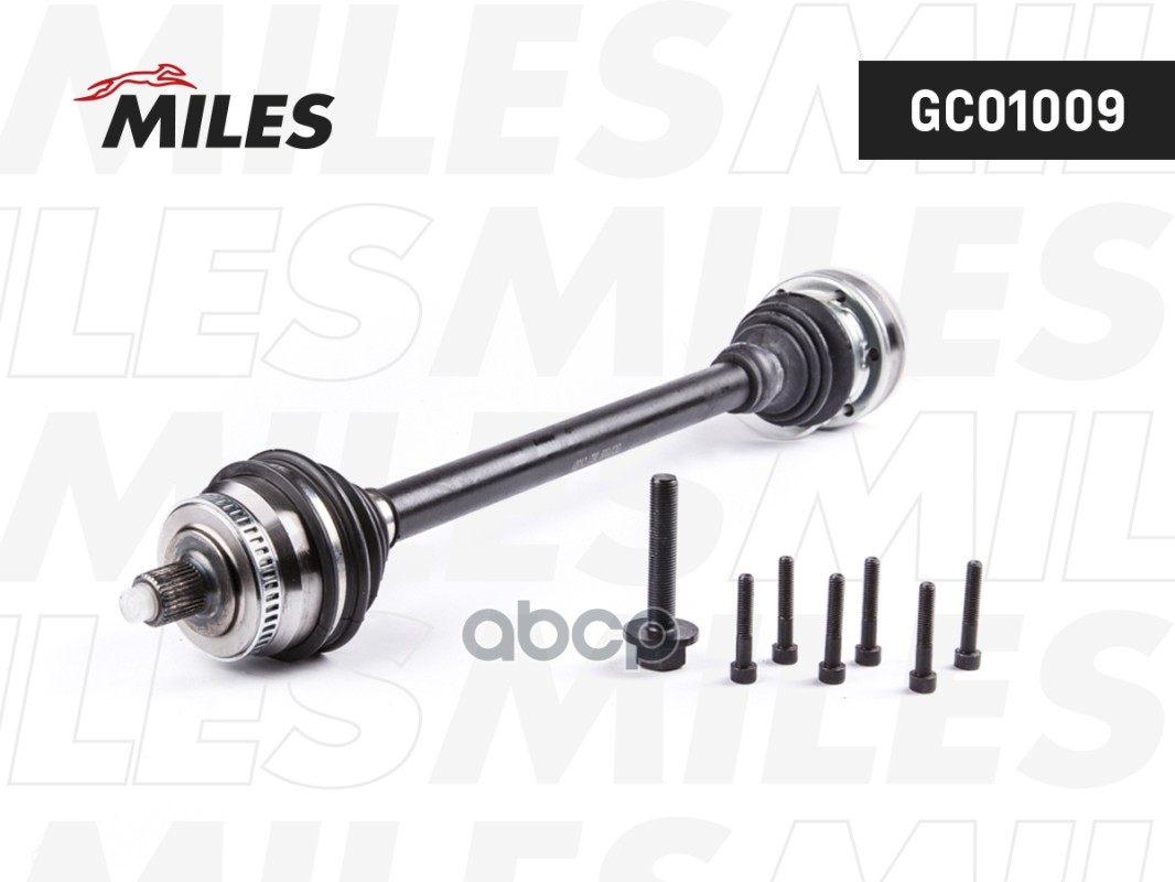 Привод в сборе левый AUDI A4/VW PASSAT 1.6/1.8 95-01 (GKN 301218) GC01009 Miles арт. GC01009