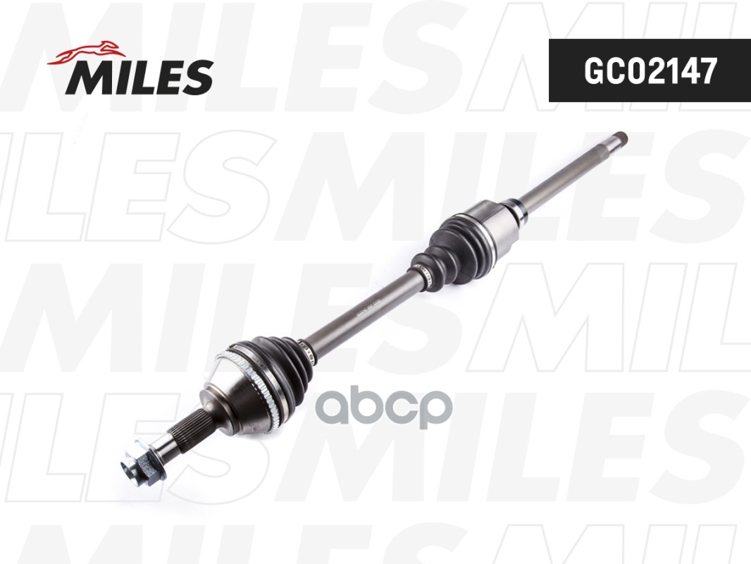 Привод в сборе правый CITROEN JUMPER/FIAT DUCATO/PEUGEOT BOXER 1.9-2.8 94-02 (ABS) (GKN 303051) GC02147 Miles арт. GC02147