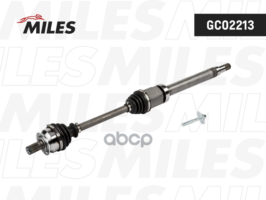 Привод в сборе Ford Focus II (04-12), C-Max (03-10)/ VOLVO C30, S40 II, V50 (06-12) 1.6T/2.0 5MT/4AT прав.  GC02213 Miles арт...