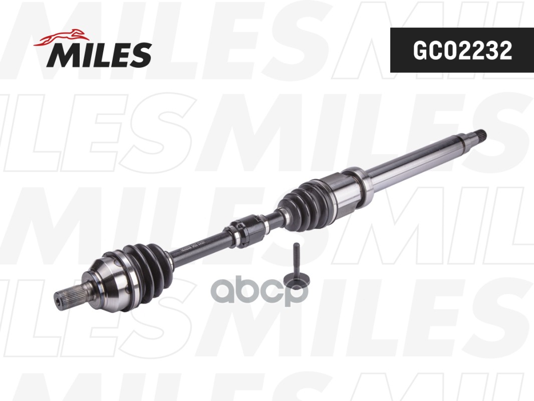 Приводной вал FORD C-MAX(1.8i) 04-10, FOCUS II(1.6D 1.8i) 04-12, - правый GC02232 Miles арт. GC02232