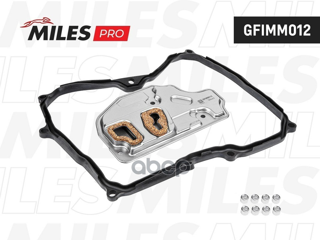 Фильтр АКПП (серия PRO) (JS ASAKASHI JT487K) с прокладкой поддона VAG 1.6-2.0 05- GFIMM012 Miles арт. GFIMM012