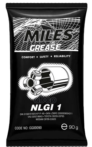 Смазка ШРУС триподный (для игольчатых подшипников, 90г) GG00090 Miles арт. GG00090