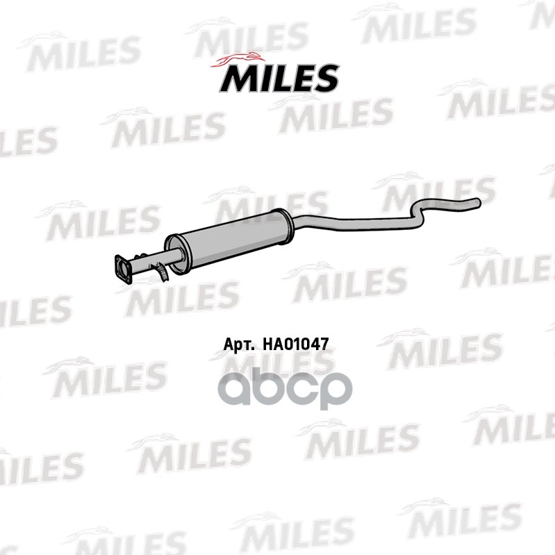 Резонатор Daewoo Nexia (Длин.) Miles арт. ha01047