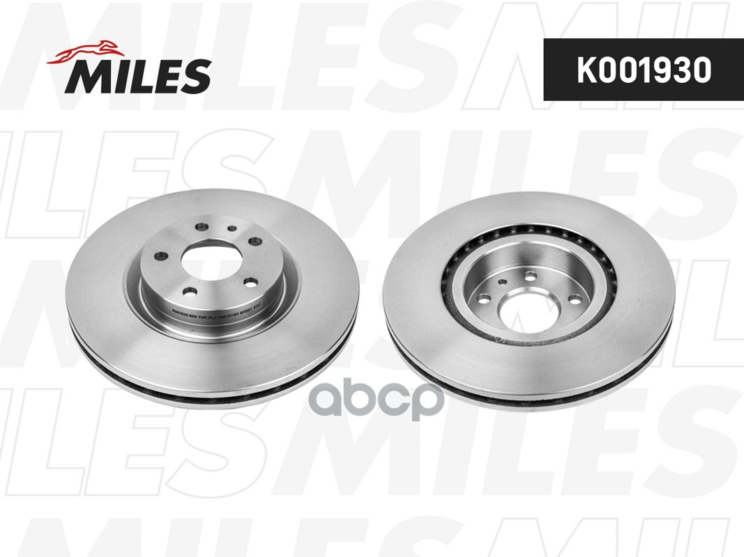 Диск тормозной ALFA ROMEO 147 01-/156 97-06/FIAT DOBLO 10- передний Miles арт. k001930
