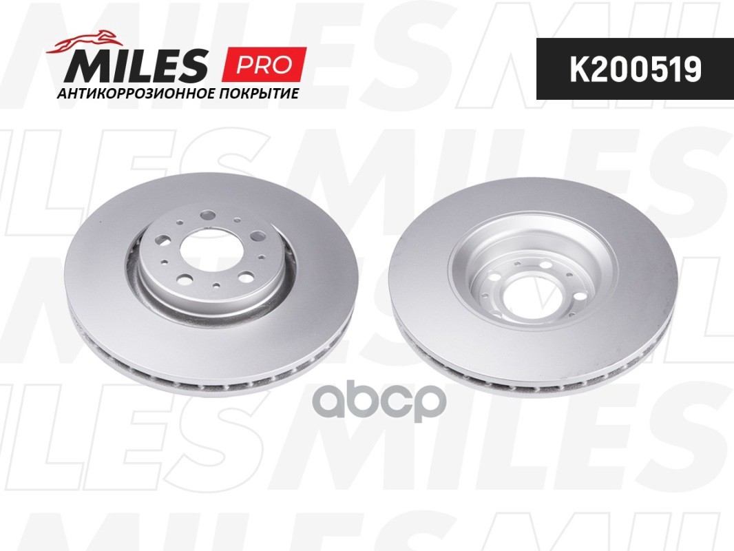 Диск тормозной VOLVO XC90 02> R16 передний вент. D=316мм Miles арт. k200519