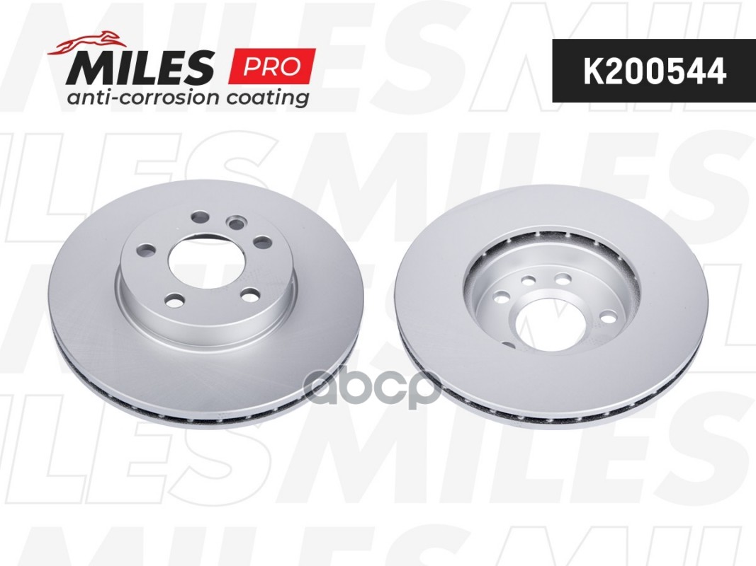 Диск тормозной FORD GALAXY 95-06/SEAT ALHAMBRA 96-10/VW SHARAN 95- перед.D=288мм Miles арт. k200544