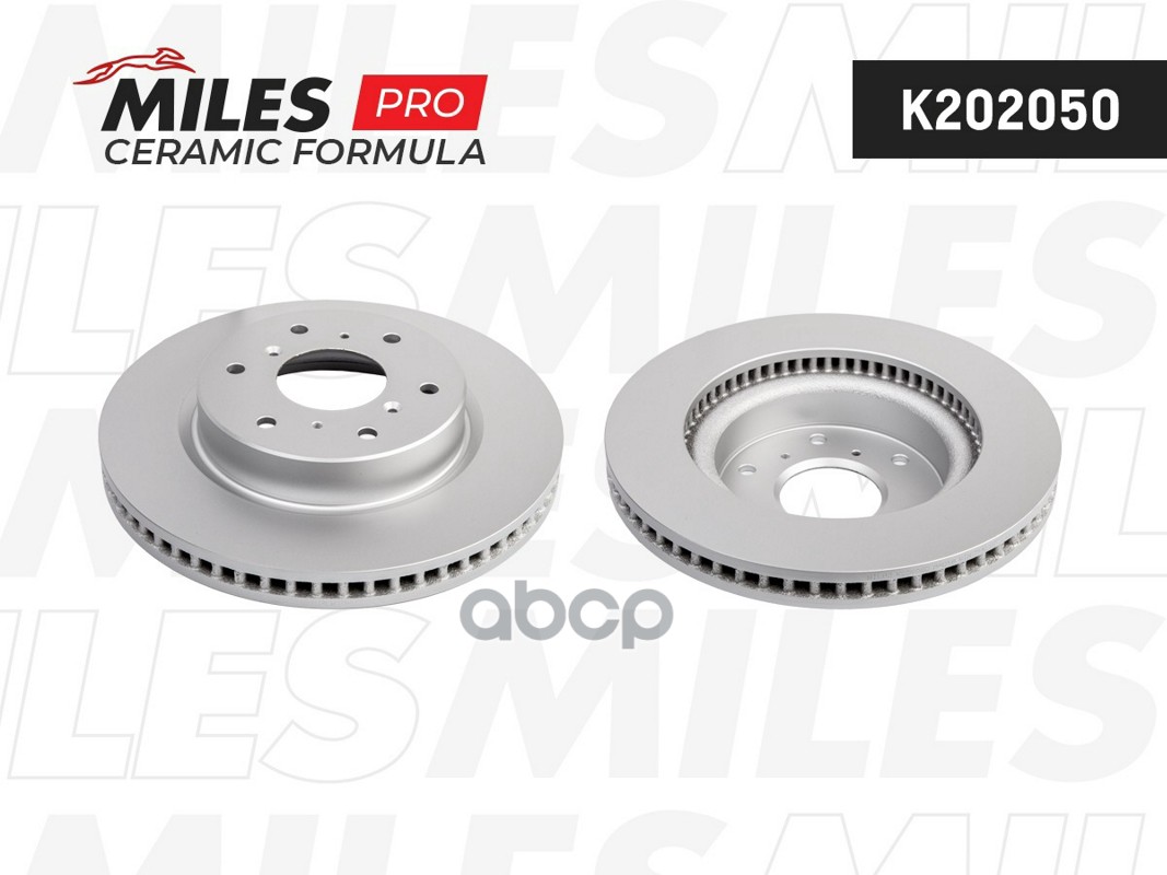 Диск тормозной (серия PRO с антикоррозионным покрытием) HAVAL H9 - передний K202050 Miles арт. K202050