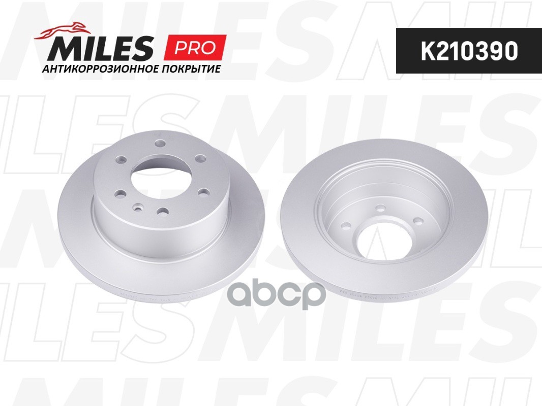 Диск тормозной (серия PRO с антикоррозионным покрытием) MERCEDES SPRINTER/VW CRAFTER 06- задний D298мм  K210390 Miles арт. K2...