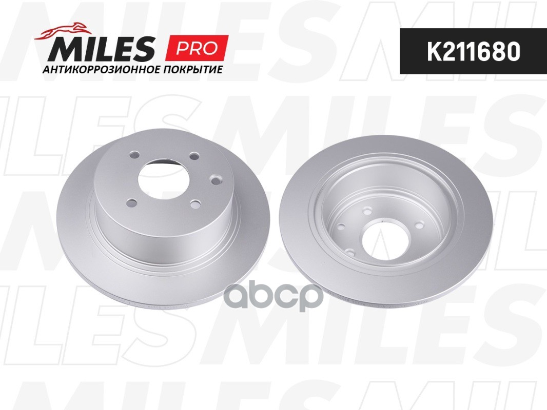 Диск тормозной задний (серия PRO с антикоррозионным покрытием) D292мм. NISSAN TIIDA 07- (TRW DF6317) K211680 Miles арт. K211680