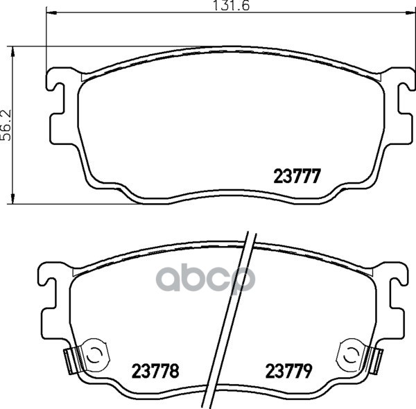 Колодки Тормозные Дисковые Передн. 626 Mk V (Gf) 626 V (Gf) 626 V Break (Gw) 626 V Hatchback (Gf) 62 Mintex арт. mdb2035