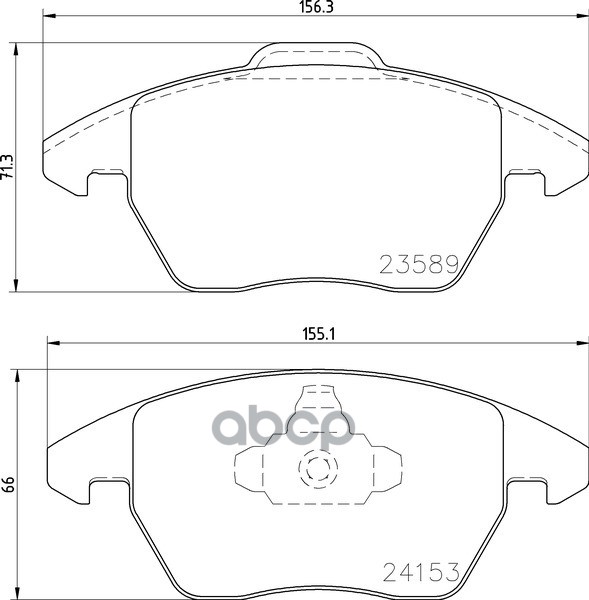 Колодки Тормозные Дисковые Передн. C4 I (Lc_) C4 Coupe (La_) 207 (Wa_  Wc_) 207 Sw (Wk_) 207 Sw Esta Mintex арт. mdb2672