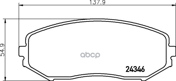 Колодки торм.пер. Suzuki Grand Vitara MDB2774 Mintex арт. MDB2774