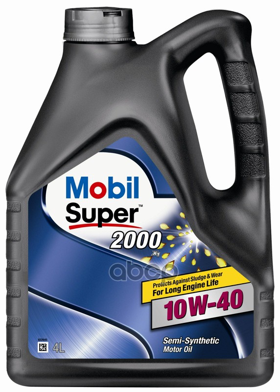 Mobil Масло моторное Mobil SUPER 2000 X1 10W-40 4л (150548, 150865, 150018) 152568