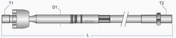 Тяга Рулевая L=R (Без Наконечника) Citroen C5 Ii 08-> Moog Ci-Ax-8762 Moog арт. CI-AX-8762