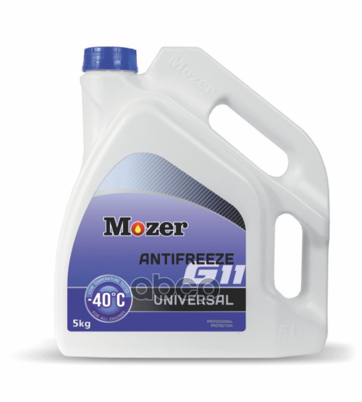 Антифриз Mozer G11 Синий 5Кг Mozer 4606772 Mozer арт. 4606772