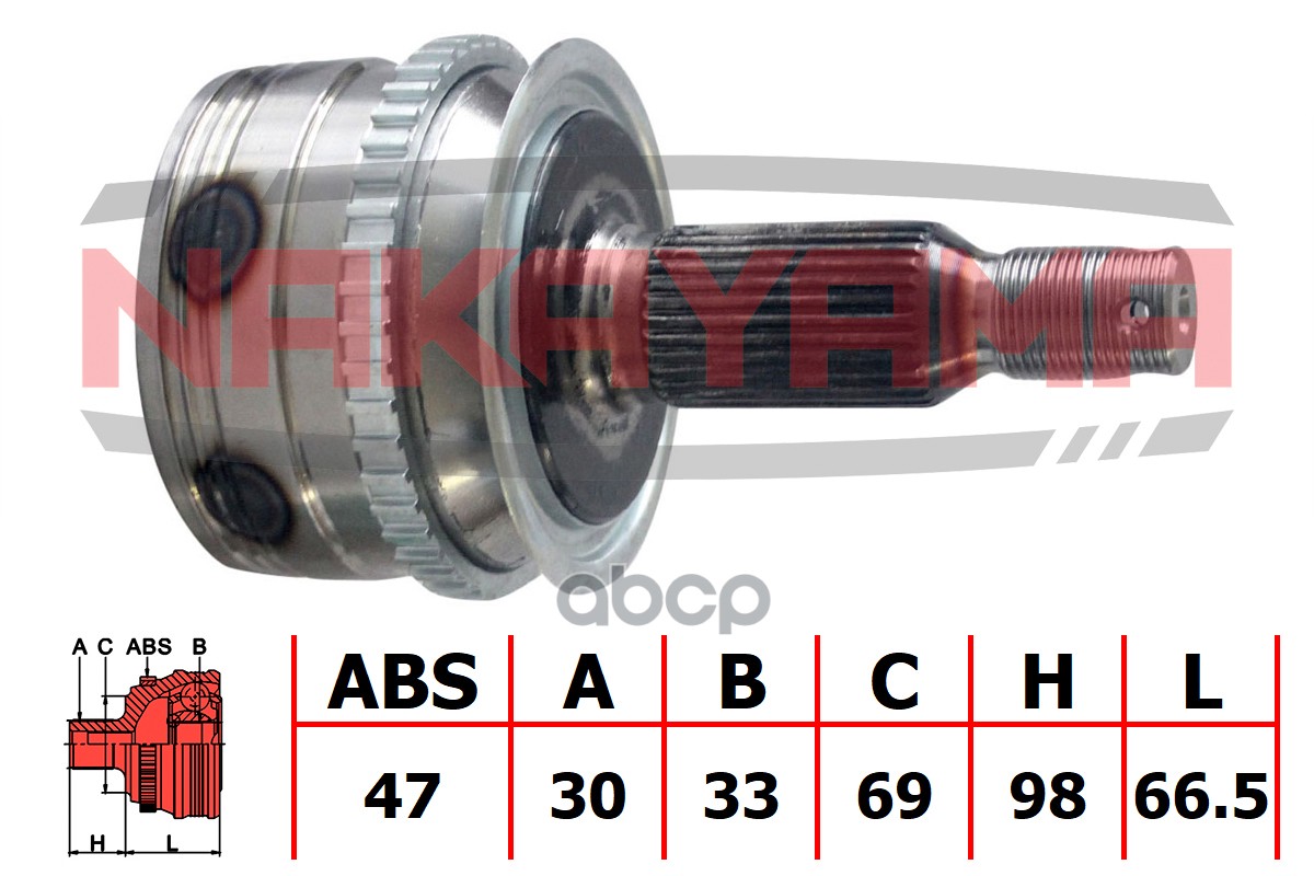ШРУС NAKAYAMA арт. NJ1490NY