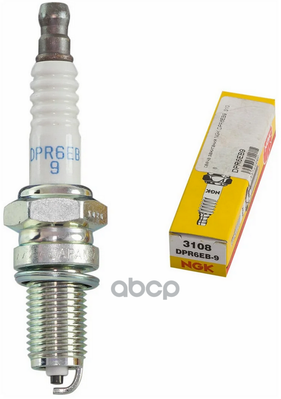 Свеча зажигания DPR6EB-9 NGK арт. 3108