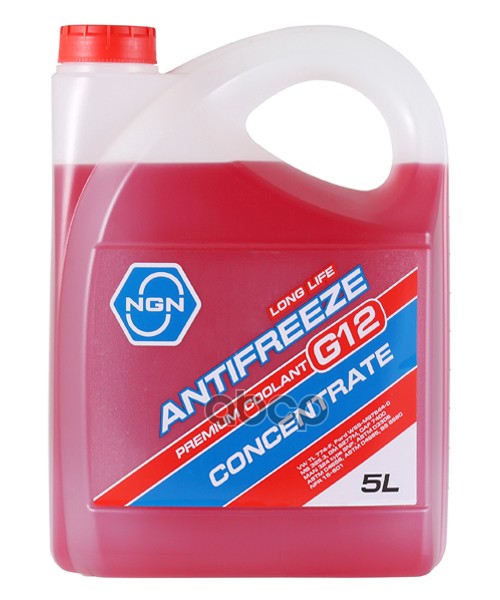 Антифриз Longlife Antifreeze (Red) Концентрат G12  5L NGN арт. v172485317