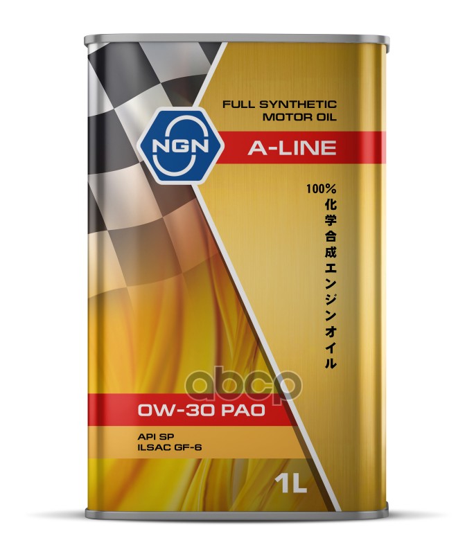 NGN Масло моторное A-Line 0W-30 PAO  1л