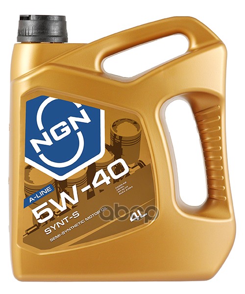 NGN Масло моторное A-LINE SYNT-S 5W-40  4L