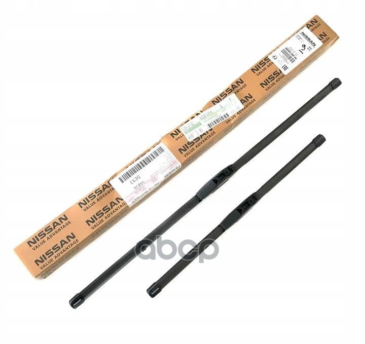 Щетка стеклоочистителя 650/425 мм бескаркасная комплект 2 шт NISSAN B8889-2VPVA NISSAN арт. B8889-2VPVA