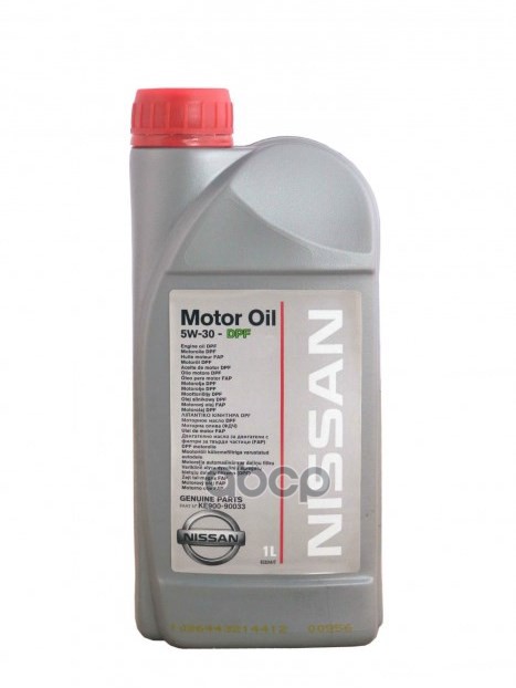 NISSAN Масло моторное синтетическое DPF 5W30 SM/CF, C4 1л