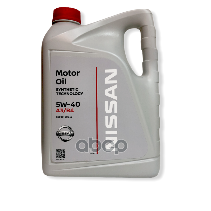 NISSAN Масло моторное синтетическое NISSAN Motor Oil 5W-40 5л (KE900-90042) KE900-90042R