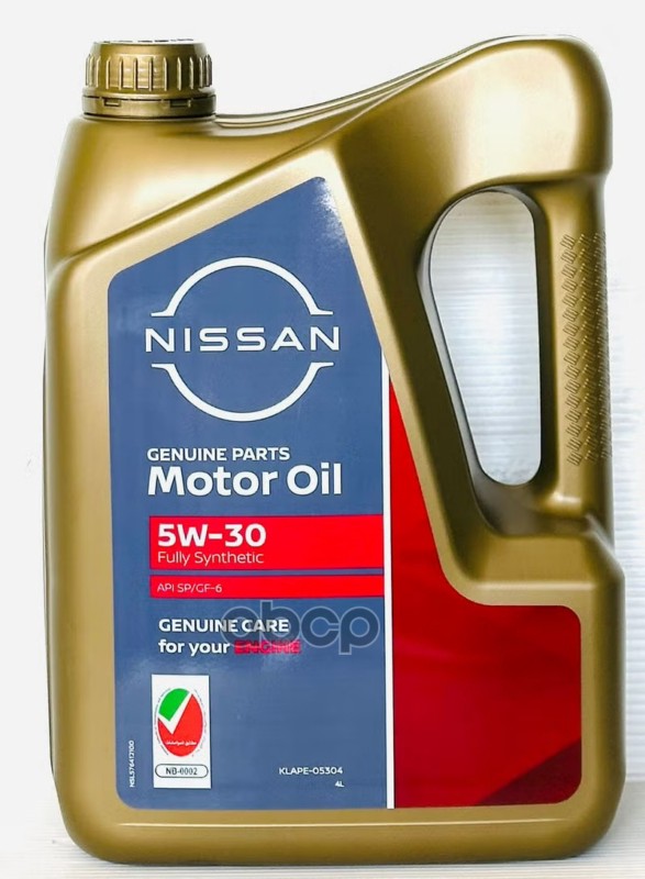 NISSAN МАСЛО МОТОРНОЕ NISSAN 5W30 4Л KLAPE05304 KLAPE05304