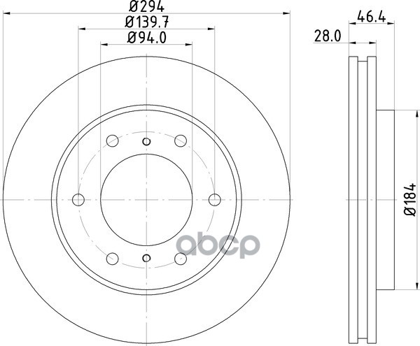 Диск Тормозной | Перед | NISSHINBO арт. ND3009K