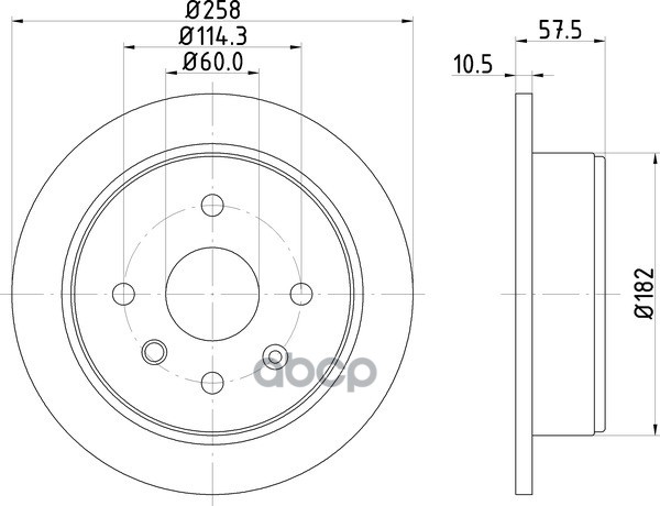 Диск Тормозной Задний Buick, Chevrolet, Daewoo, Holden Excelle, Lacetti (J200), Lacetti Kombi (J200), Lacetti Stufenheck, Nub...