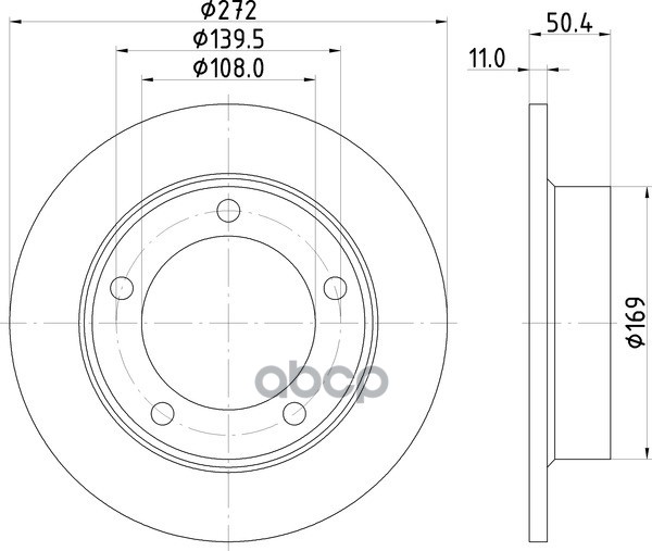 Диск Тормозной | Перед | NISSHINBO арт. ND6097