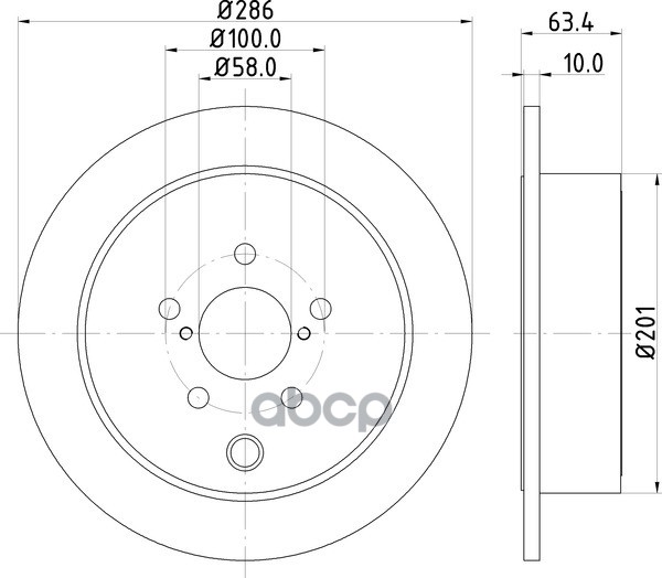 Диск Тормозной | Зад | NISSHINBO арт. ND7007K