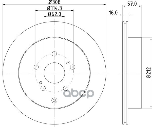 Диск Тормозной | Зад | NISSHINBO арт. ND9017K