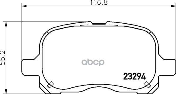 Колодки Тормозные Дисковые | Перед | NISSHINBO арт. NP1088