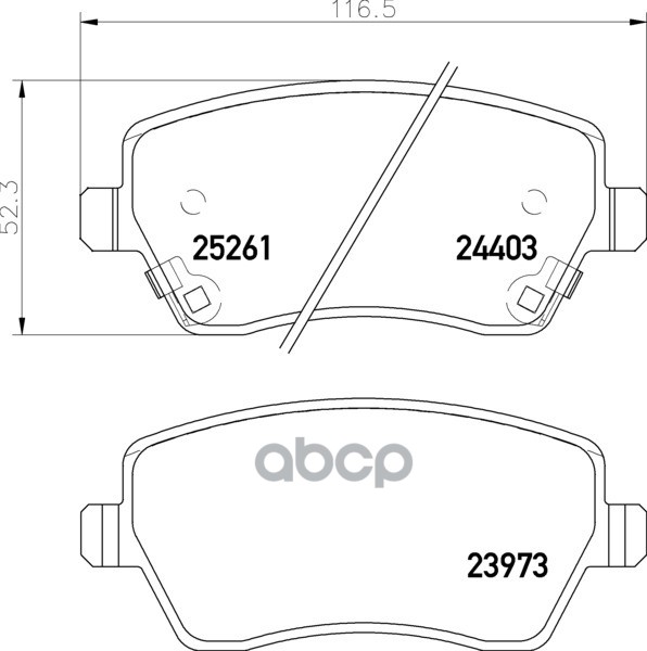 Колодки Тормозные Дисковые | Перед | NISSHINBO арт. NP2017