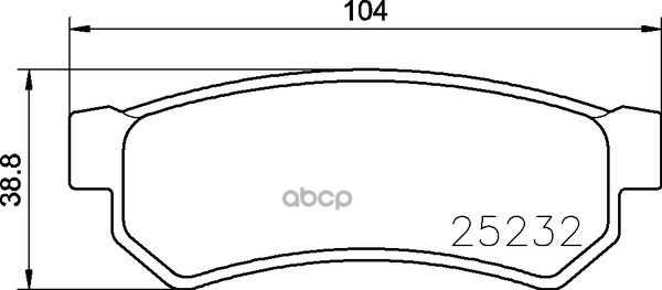 Колодки Тормозные Дисковые Зад NISSHINBO арт. NP6040