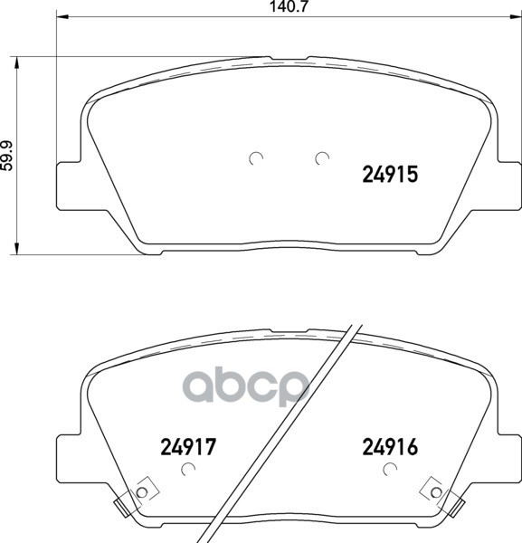 Колодки тормозные дисковые передн.GRANDEUR (HG)  i30 (GD)  i30 Coupe  i30 Estate (GD)  VELOSTER (FS) NISSHINBO арт. np6047