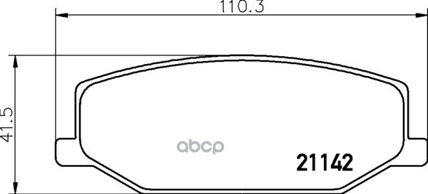 Колодки Тормозные Дисковые Передн.jimny  Az Offroad  Jimny (Fj)  Samurai (Sj)  Sierra Ii Pickup (Sj) NISSHINBO арт. np9006