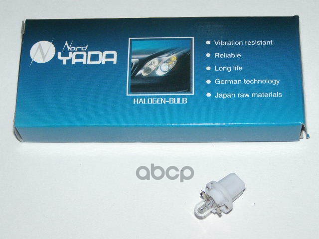 Лампа 12V Bx8.5d W1,2W Панель Приборов (Уп. 10 Шт. NORD YADA арт. 900269