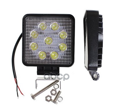 907662 Фара Рабочего Света 27Вт Квадрат Slim 9 Диодов Дальний 10610638 Tm Nord Yada Nord Yada 907662 NORD YADA арт. 907662