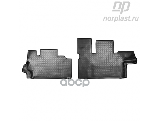 Коврики салонные для GAZ Gazel Next (2016) (зад.  7-ми местная кабина  цельнометаллический фургон) NORPLAST арт. npa00-c23-207