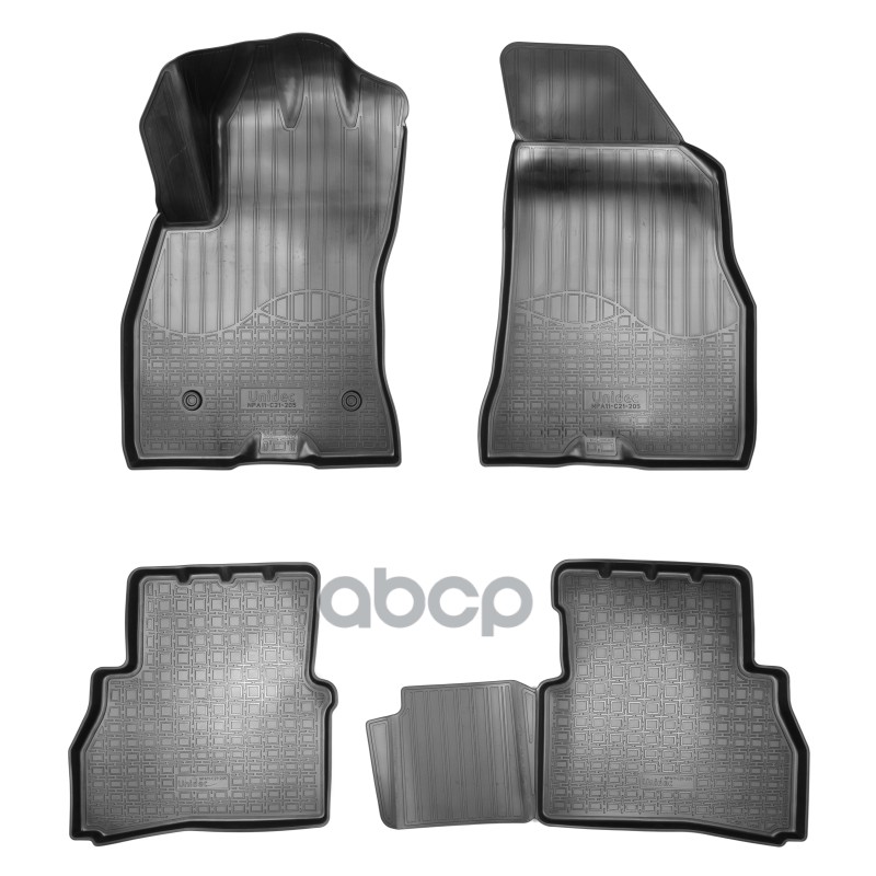 Коврики Салонные Для Fiat Doblo 3D (2015) NORPLAST арт. npa11-c21-205