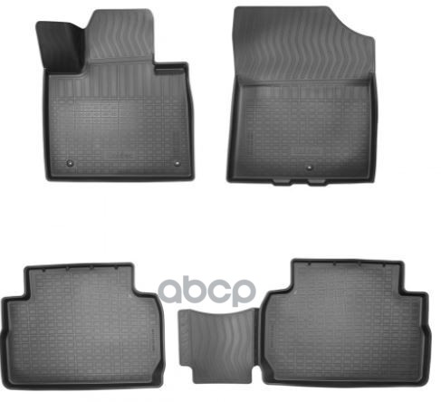 Коврики Салонные Для Hyundai Santa Fe 3D (2020) (5 Мест) NORPLAST арт. npa11-c31-535